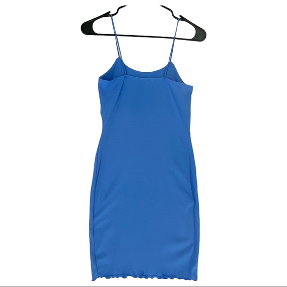 Wild Fable Sleeveless Ruffle Hem Bodycon Dress SzM - Picture 8 of 9